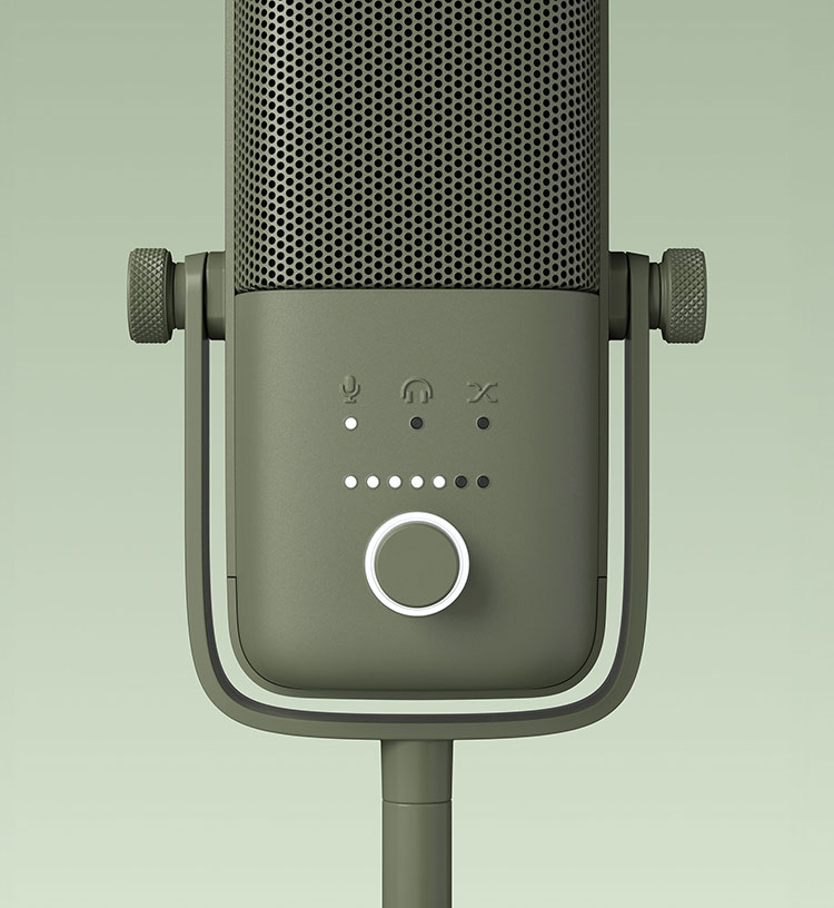 Wave:3 - Forest Green | Microphone & Digital Mixing Solution | Elgato